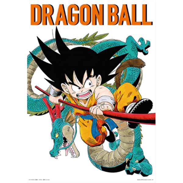 Goku niño – Ilustración plastificada – Ani-World