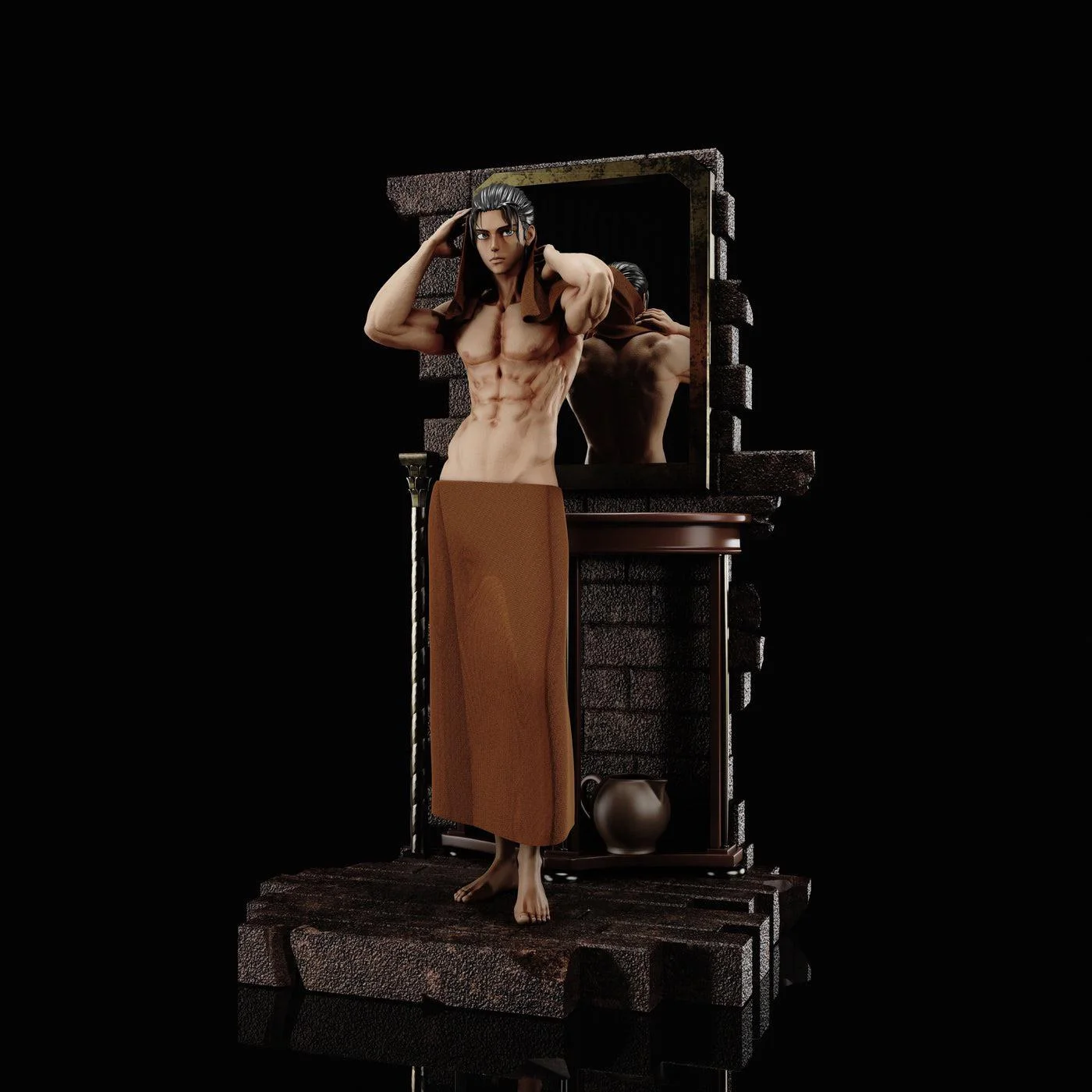 Eren Yeager Out of the Bath 1/6